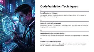 Claude Code for secure coding, generating secure and validated code with Claude Code quick tutorial