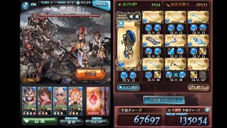 【バブイールの塔 20-1】水レスラー  2ターン 片面技巧パ【グラブル】Tower of Babyl 20-1 2turns[GBF]