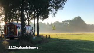 Tractor schept wielrenners in Boerdonk