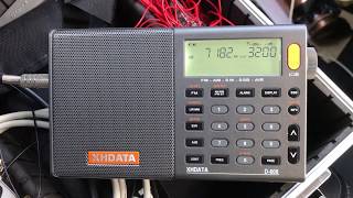 XHDATA D-808: Voice of the Broad Masses 2, 7182 kHz, Eritrea, copied with Bonito MegActive MA305