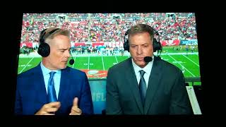 Troy Aikman sounds upset about not getting to call the Cowboys game.