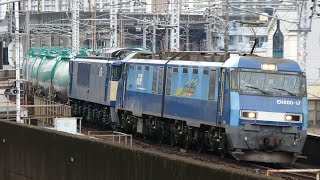 【中央西線ブルーサンダー】6088レ EH200 17 + EF64 1047 石油返却貨物　大曽根通過 (2021年12月17日)