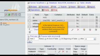 Running SQL queries on a database with phpMyAdmin | FastDot Cloud Hosting