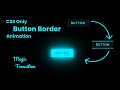 CSS Neon Light Button Border Animation Effect | CSS Button Hover Effects Shadow