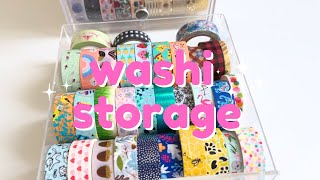 How I Store and Organize My Washi Tape Collection • Best Washi Storage Solution