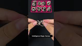 Mini Metal Ring Puzzles Game | Mini Games P34 #puzzles #solved #unlock #hanayama #shorts
