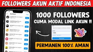 CARA MENAMBAH FOLLOWERS INSTAGRAM AKUN AKTIF INDONESIA TANPA AKUN TUMBAL