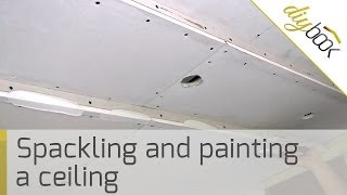 How to spackle a ceiling: Spackling and painting a drywall ceiling