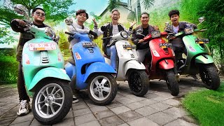 TOURING VESPA RAME-RAME KE PANTAI SERU BANGET!!