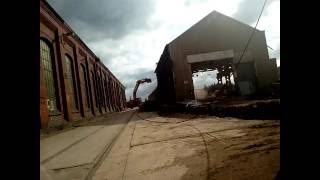 Horwich Loco Works Assembly Building Demolition