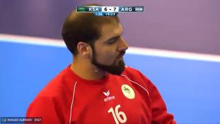 تصديات اسد اسيا  محمد ال سالم  كاس العالم لكرة اليد  - فرنسا -2017