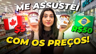 ME ASSUSTEI com os preços do MERCADO no BRASIL! Primeira vez indo no mercado depois de morar fora