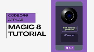 Magic 8 Ball Tutorial Code.Org App Lab