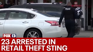 23 arrested in Gig Harbor retail theft sting | FOX 13 Seattle