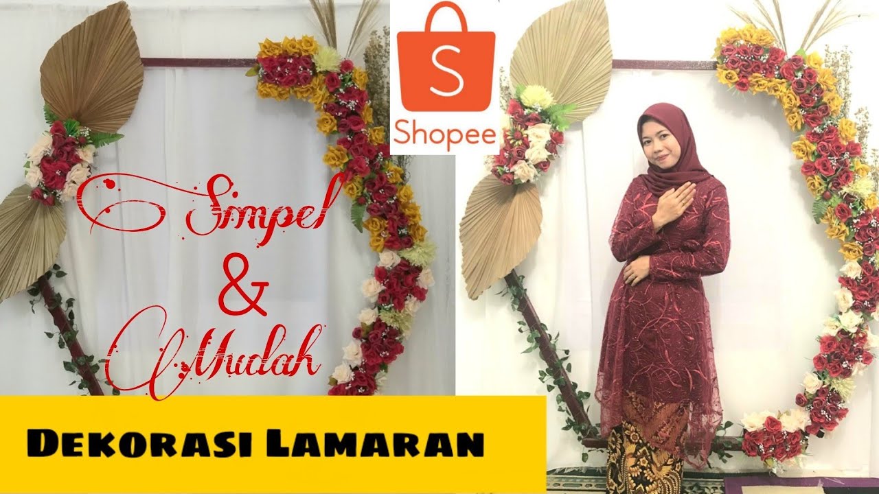 Contoh Dekorasi Lamaran Bikin Sendiri
