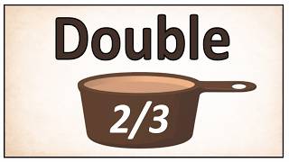 What Is Double 2/3 Cup? (Quick Answer + Easy Method)