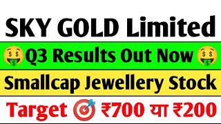 Sky gold Q3 Results 2025 | sky gold Results today, sky gold share latest news, Sky Gold latest news