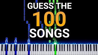 Guess 100 Songs on Piano! 100K Subscriber Special (Games, Movies, Classical, and more!)