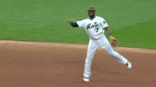 MIL@NYM: Reyes ranges to his left to rob Thames