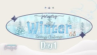 Jan Winter Savings Challenge Day 1