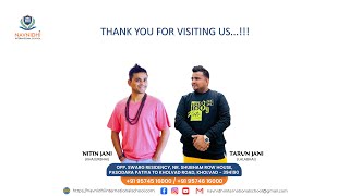 THANK YOU NITINBHAI JANI \u0026 TARUNBHAI JANI FOR VISITING US | NAVNIDHI INTERNATIONAL SCHOOL