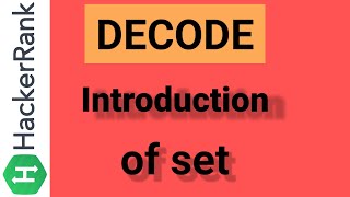Introduction to sets | hackerrank python solution || introduction to set solution
