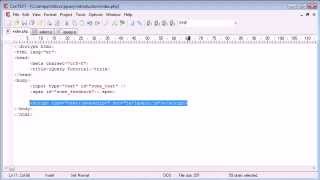 jQuery Tutorial 39 Select