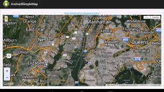 Embed html using Google Maps JavaScript API v3 in Android App