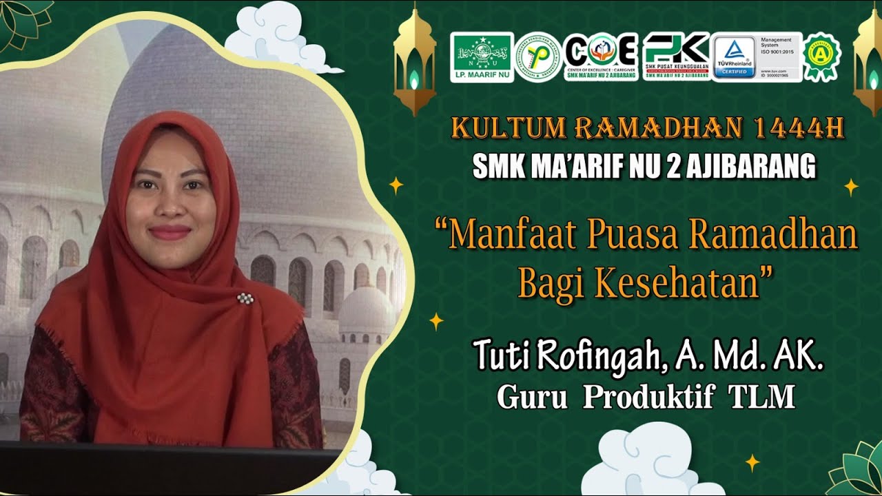 Manfaat Puasa Ramadhan Bagi Kesehatan (Tuti Rofingah, A.Md. AK.) - SMK ...