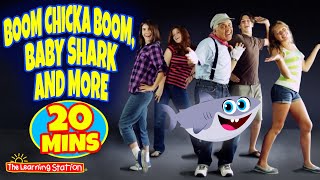 Boom Chicka Boom, Baby Shark and More ♫ 20 Mins of Brain Breaks ♫  Kid Songs by The Learning Station