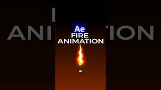 How to make simple Fire Animation in Adobe after effects