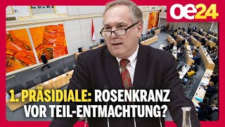 1. Präsidiale: Rosenkranz vor Teil-Entmachtung?