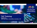 Colorado OIT Accessibility Training: Creating Accessible Documents Using Google Docs