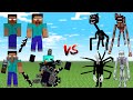 All Herobrine Vs Cartoon Cat, Siren Head, SCP - 096, Slenderman