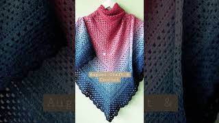 💖🧶 Crochet Shawl Very Easy