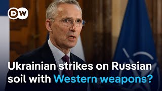 Stoltenberg: NATO should drop Ukraine weapons rules | DW News