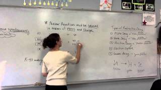 Nuclear Decay Examples