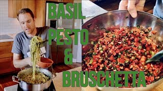 Basil Pesto & Bruschetta - VEGAN SOS-FREE!