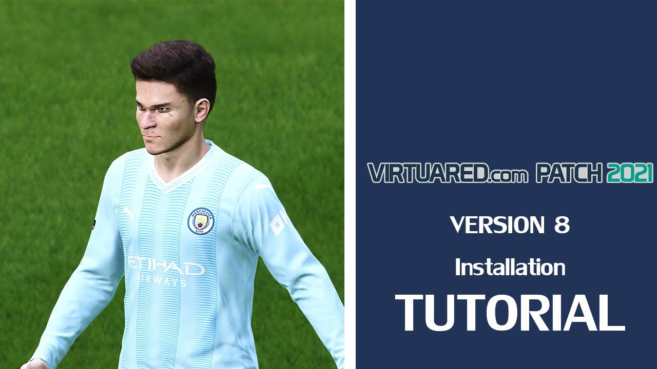 [TUTORIAL] EFootball PES 2021 VirtuaRED Patch V8 (23/24 Season) - YouTube