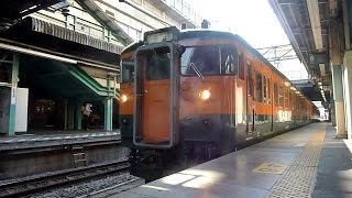 【上越線】JR東日本　湘南色115系電車　ﾀｶT1036編成　高崎駅発車