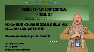 Demonstrasi Kontekstual Modul 3.1