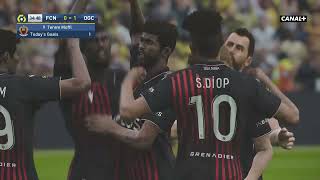 FC NANTES - OGC NICE Game play