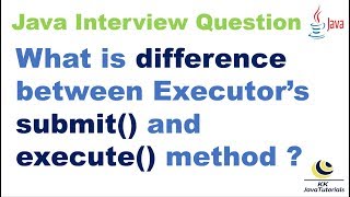 What is difference between Executor's submit and execute method ?