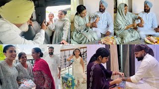 RAKHDI CELEBRATION WITH FAMILY IN INDIA | MUM DID PRANK ON DAD | DAD GUSSE HOGAYE | INDER \u0026 KIRAT