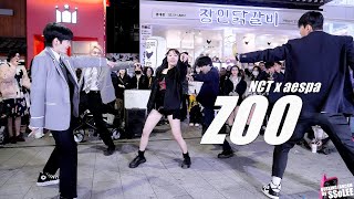 [4K] 엠아이씨 (은정, MIC, with GUEST) - ZOO (NCT x aespa) 커버 댄스 @ 230326 홍대 버스킹 직캠 By SSoLEE