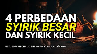 4 PERBEDAAN SYIRIK BESAR DAN SYIRIK KECIL