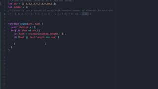 Array chunking algorithm - Javascript