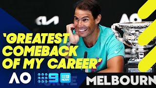 Rafael Nadal emotional after the greatest win of his career | Australian Open 2022
