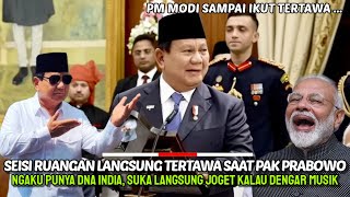 Seisi Ruangan Langsung Heboh... Pak Prabowo Ngaku Punya DNA India! PM Modi Sampai Dibuat Tertawa..