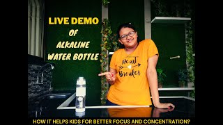 Live Demo of Alkaline Water Bottle